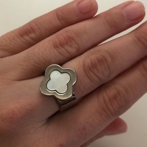 Sterling silver Flower ring